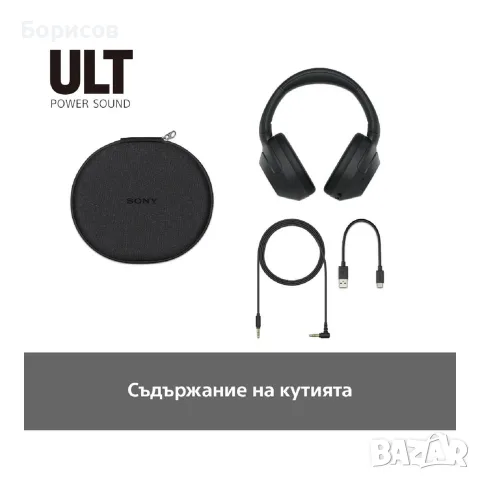 Sony WH-ULT900N/BC (Sony ULT WEAR) безжични Over-Ear слушалки с активно шумопотискане (ANC),Черни, снимка 11 - Bluetooth слушалки - 56126637