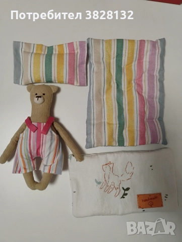 мека играчка мече с аксесоари в кутия, снимка 3 - Плюшени играчки - 52855313