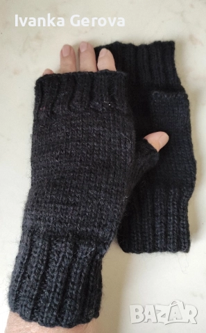 Ръкавици без пръсти унисекс,ръчно плетени