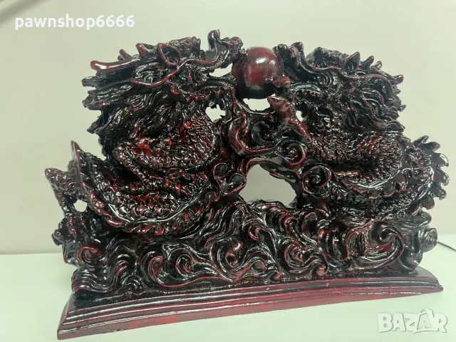Статуетка дракони, снимка 2 - Други ценни предмети - 47361079