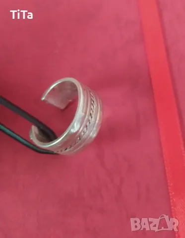 Масивен сребърен пръстен халка 925, снимка 9 - Пръстени - 49351744