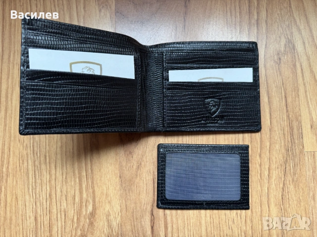 J. Wilson мъжки портфейл портмоне естествена кожа внос Англия, снимка 5 - Портфейли, портмонета - 53147943