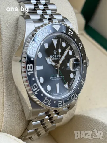 Rolex GMT Master silver black - Bruce Wayne, снимка 2 - Луксозни - 49275255