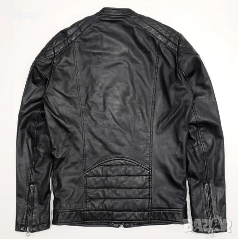 PEPE JEANS LENNON Мъжко Кожено Яке Като ново S-M, снимка 4 - Якета - 53270848