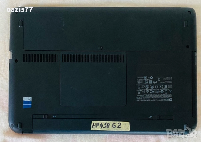 Лаптоп 15.6 ин. НР-450 G2 proc 5-та gen, 5010U СЛИМ  само 22 мм RAM 12 gb HDD 1000 GB, Win 11, снимка 4 - Лаптопи за работа - 52858472