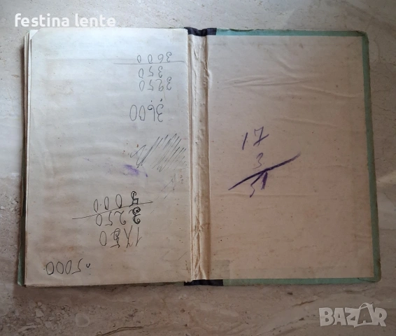 Антикварна фактура за машина "Singer", снимка 12 - Колекции - 53901454