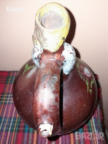 Стара рядка ритуална стомна - Момиче с цвете, снимка 8 - Антикварни и старинни предмети - 44229305