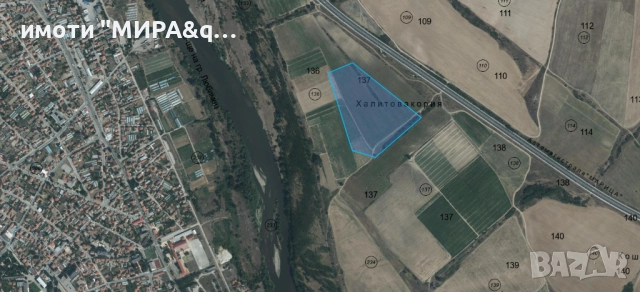 Голям инвестиционен парцел обл. Хасково, общ. Любимец, с. Георги Добрево, м. „Халитова кория“