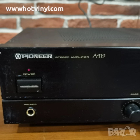 Усилвател Pioneer A-119, снимка 2 - Ресийвъри, усилватели, смесителни пултове - 52871543