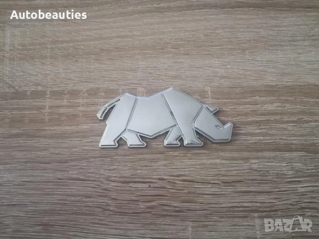 сребриста емблема носорог за Suzuki Jimny, снимка 4 - Аксесоари и консумативи - 51165044