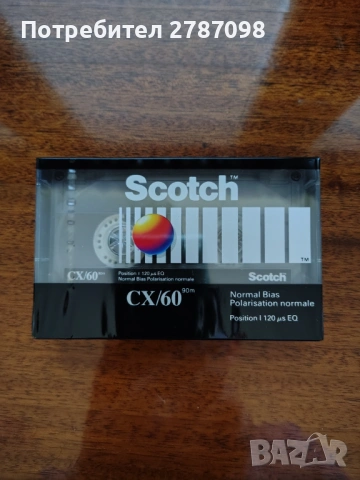 Scotch CX60, снимка 2 - Аудио касети - 53977178