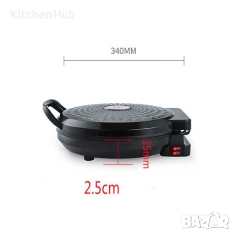 Иновативен уред за палачинки, пица и други ястия, без нужда от обръщане, снимка 4 - Други - 52122801