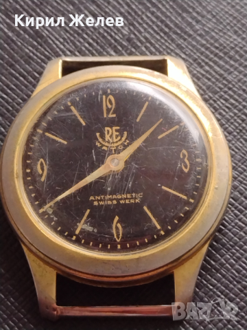 Мъжки часовник RE ANTI-MAGNETIC SWISS WERK за КОЛЕКЦИОНЕРИ 43898, снимка 1 - Мъжки - 44710994