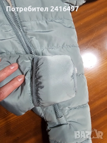 Зимен гащеризон с мъхеста подплата H&M, снимка 3 - Детски якета и елеци - 52541557