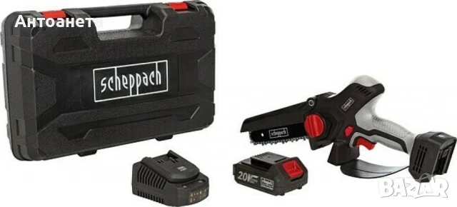 Акумулаторен трион за рязане на клони Scheppach, снимка 4 - Градинска техника - 48853176
