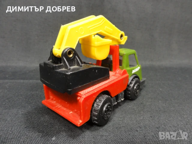 СТАРА РЕТРО СОЦ НРБ МЕТАЛНА ИГРАЧКА КАМИОН БАГЕР МИР РАЗГРАД, снимка 4 - Колекции - 50720304