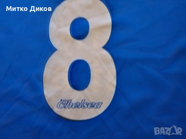 Челси фенска тениска като нова  #8 Франк Лампард произведена в Италия размер М-Л, снимка 7 - Футбол - 54137287