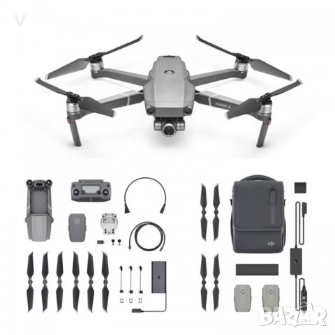 Дрон Dji Mavic 2 Zoom + Fly More combo комплект, снимка 1 - Дронове и аксесоари - 37202777