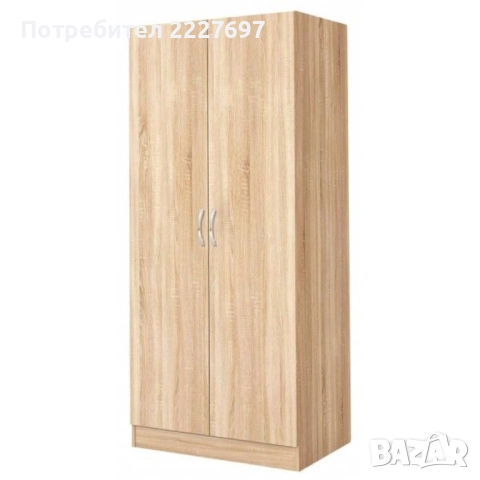 Двукрилен гардероб Аполо 1, снимка 2 - Гардероби - 52221537