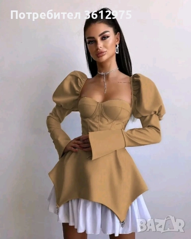 Елегантна рокля , снимка 2 - Рокли - 52606071