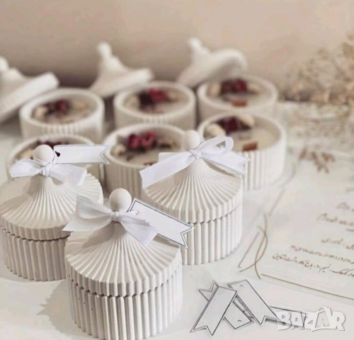 Молд кашпа релеф с капак, снимка 2 - Форми - 54226244