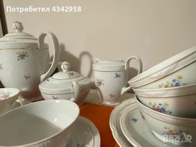Винтидж порцелан Zeh Scherzer Bavaria (1945–1949 г.) , снимка 6 - Антикварни и старинни предмети - 52877016