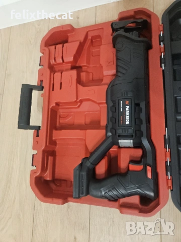 Акумулаторен саблен трион Parkside - нов с 5г гаранция, снимка 3 - Триони и циркуляри - 53335239