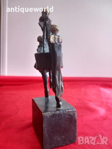 СТАВРИ КАЛИНОВ Малка Бронзова Пластика , Статуетка, снимка 4 - Антикварни и старинни предмети - 54144118
