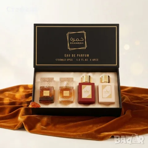 Lattafa Khamrah 4×30 ml – Парфюмен комплект за него и нея