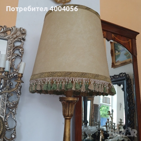 Голяма лампа, снимка 5 - Антикварни и старинни предмети - 51441098