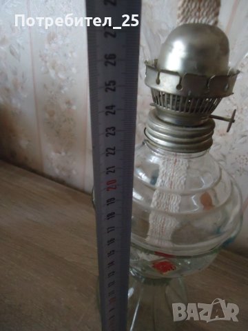 Голяма газена лампа, снимка 7 - Антикварни и старинни предмети - 40541252