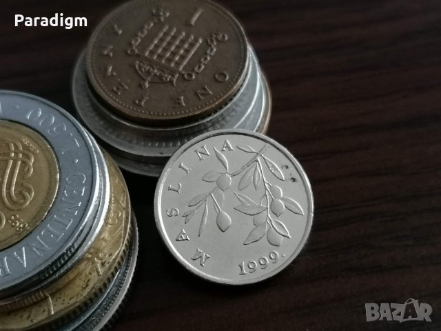 Mонета - Хърватска - 20 липа | 1999г., снимка 2 - Нумизматика и бонистика - 35245870