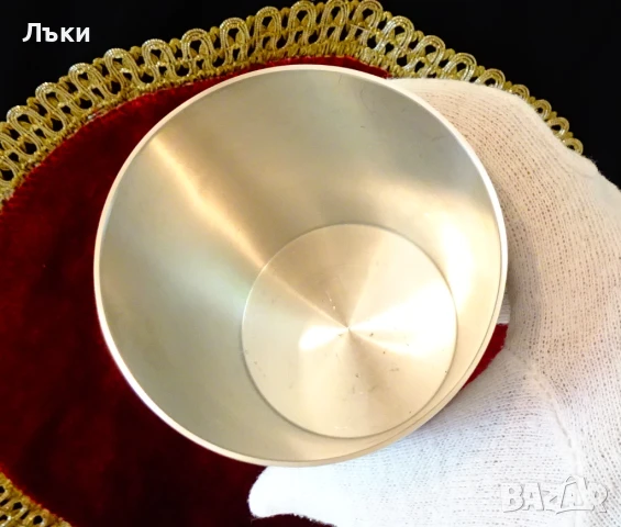 Калаена чаша,халба от калай 300 мл.,ловни картини. , снимка 4 - Антикварни и старинни предмети - 51252083