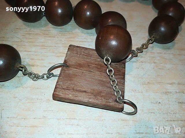 дървен кръст с христос и ланец-1.2метра, снимка 7 - Колекции - 29266925