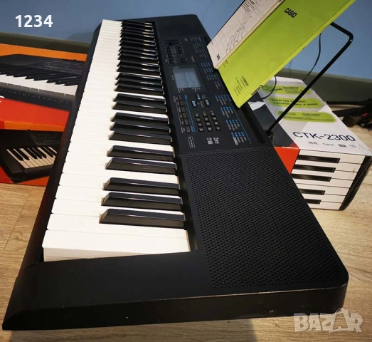 синтезатор клавир CASIO CTK-2300 пиано с 5 октави плътни клавиши и USB , снимка 3 - Синтезатори - 53949246