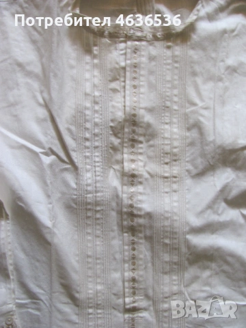 Мъжка риза за носия , необличана, памук, снимка 4 - Антикварни и старинни предмети - 53272137