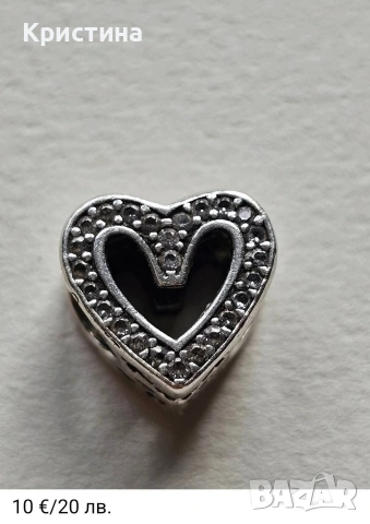 Неоригинални сребърни талисмани, снимка 5 - Гривни - 54204455