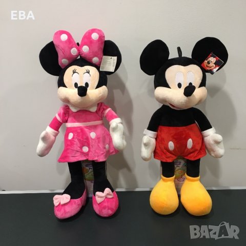 Мики и Мини Маус 60см., снимка 2 - Плюшени играчки - 28467232