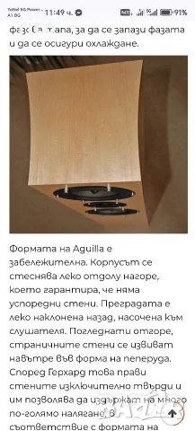 sonics aguila by joakim gerhard, audio physic. , снимка 3 - Тонколони - 56344627