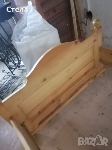 Единични дървени легла с нощни шкафчета, снимка 5 - Шкафове - 53178509