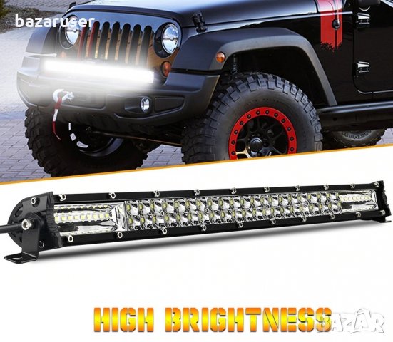 Халоген LED BAR- 34см. -120W 12-24V (63399)/254298, снимка 3 - Аксесоари и консумативи - 31778678