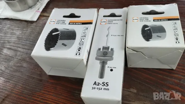 Биметални бор корони ALFRA  Държач ALFRA, A2-SS + боркорони , снимка 3 - Други инструменти - 50107506