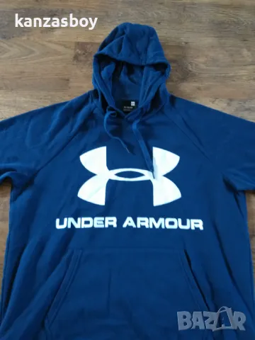 Under Armour Rival Fleece Logo - страхотно мъжко горнище КАТО НОВО ХЛ, снимка 7 - Спортни дрехи, екипи - 48492889