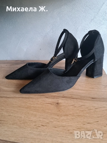 Нови дамски сандали велур 38 размер, снимка 6 - Сандали - 52039302