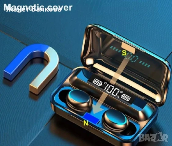 Безжични bluetooth слушалки TWS – 9D 