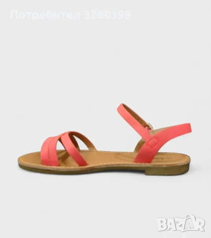 РАЗПРОДАЖБА! -30% Дамски летни сандали с фини каишки и равна подметка – R16P0893-1 Fuxia, снимка 3 - Сандали - 51367671