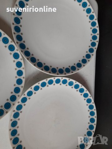 тройка чинии немски порцелан с печат, снимка 2 - Чинии - 40641757