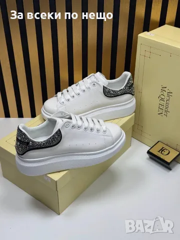 Alexander McQueen Дамски Маратонки С Кристали👟Дамски Спортни Обувки С Камъни Код SEM-305, снимка 6 - Маратонки - 55783124