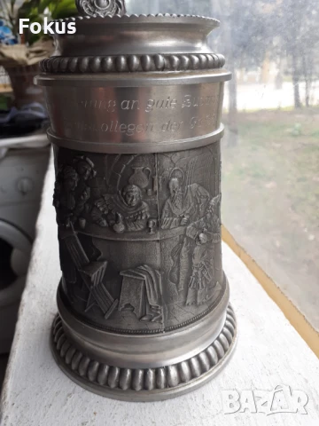 Страхотна стара немска колекционерска халба за бира, снимка 2 - Антикварни и старинни предмети - 51066446