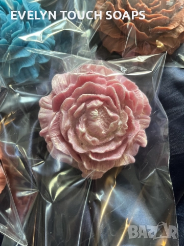 сапун "Божур"с козе мляко, снимка 4 - Козметика за тяло - 51782793